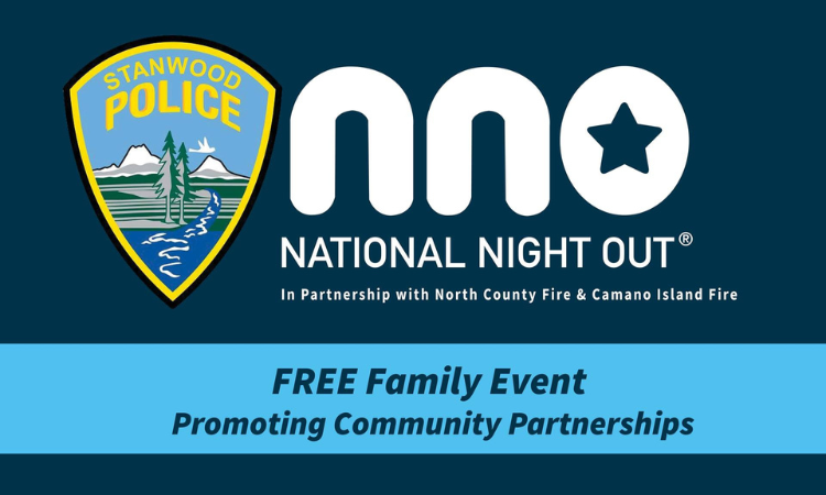 National Night Out Logo | Stanwood National Night Out 2024